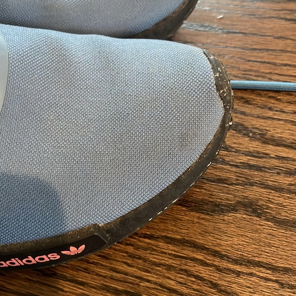 Men’s Adidas NMD - Blue//Orange//Black Spatter - 9.5 - Picture 5 of 7